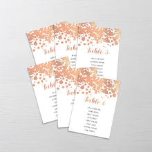 Individual Seating Plan Cards #DTP-001