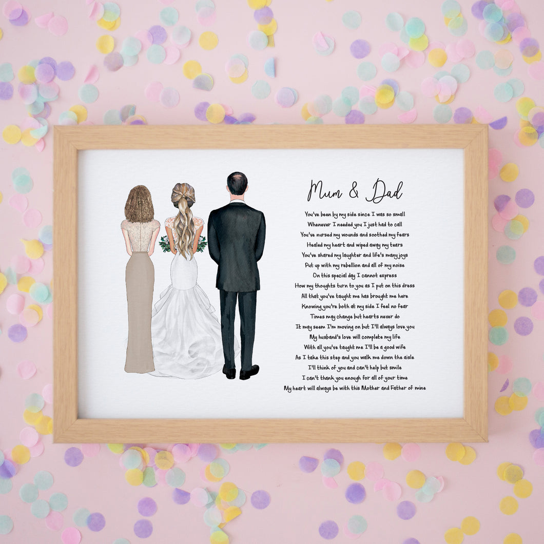 Mother & Father of the Bride Print