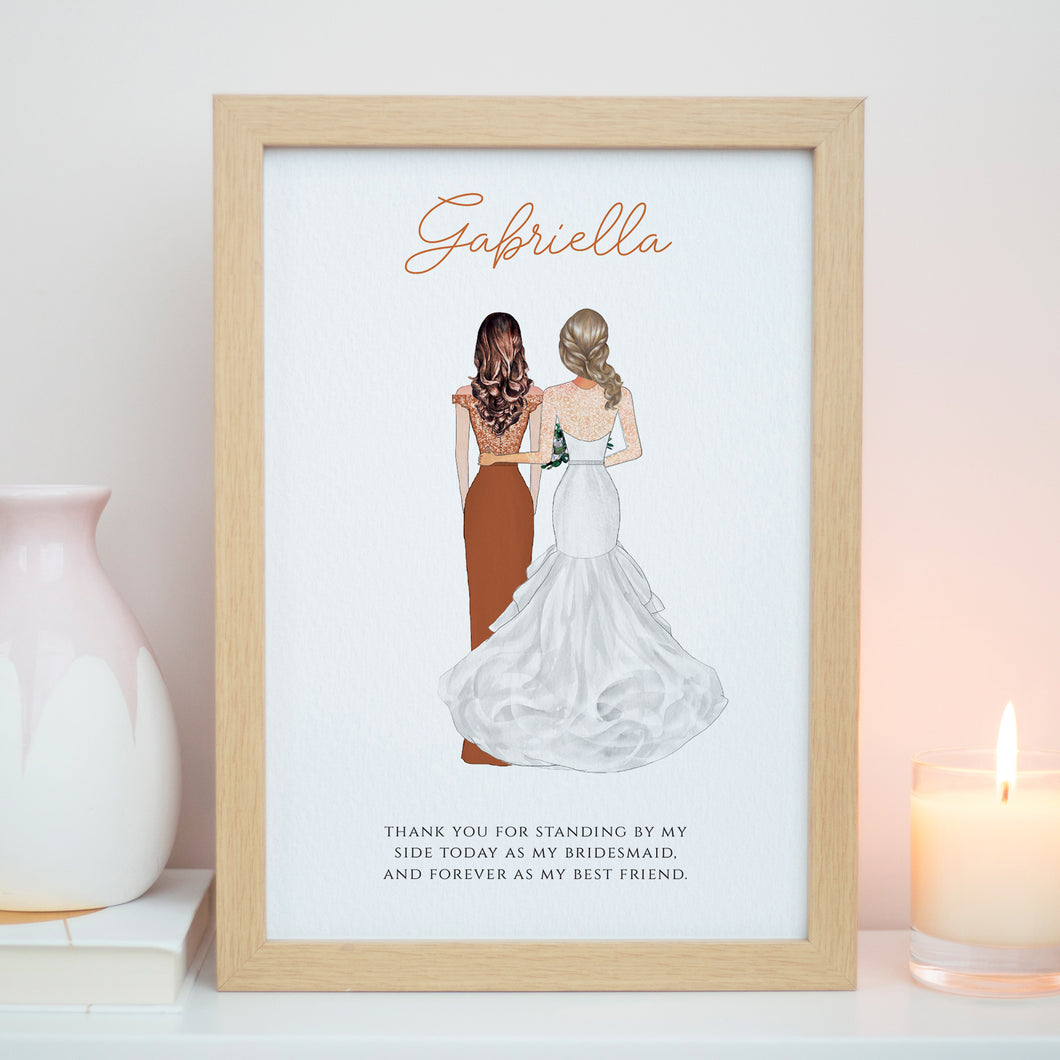 Bridesmaid Gift Print