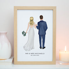 Mr & Mrs Wedding Gift Print