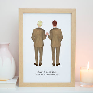 Mr & Mr Wedding Gift Print #P031