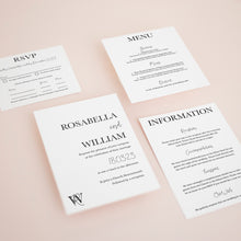 Classy Monochrome, Pocketfold Invitations, PF-053