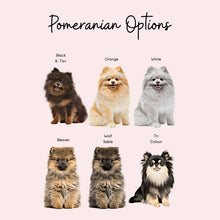 Pomeranian Christmas Card