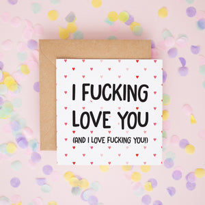 I Love Fucking You, 18+ Valentine Card